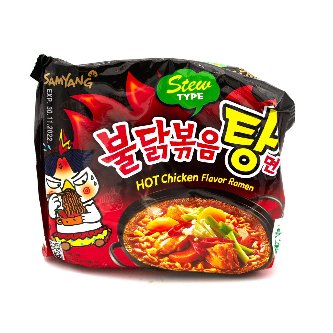 Samyang Instant Noodle Hot Chicken Ramen Stew Farmah's Indien Supermarkt